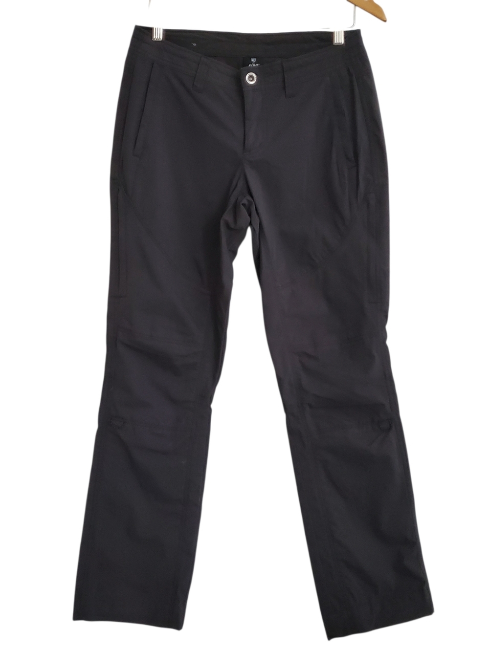 Womens Kuhl Black Gray Straight-Leg Hiking Pants Size 6